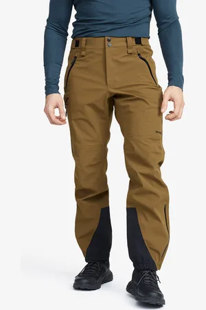 RevolutionRace Cyclone 3L Shell Pants Miehet Rubber, Koko:L - > Sade- Ja Kuorihousut