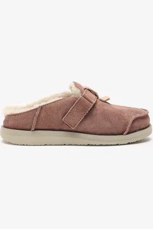 Satorisan Uwabaki Clog Strap Suede | Chestnut