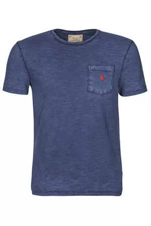 Ralph Lauren Lyhythihainen t-paita T-SHIRT AJUSTE COL ROND EN COTON LOGO PONY PLAYER EU XS