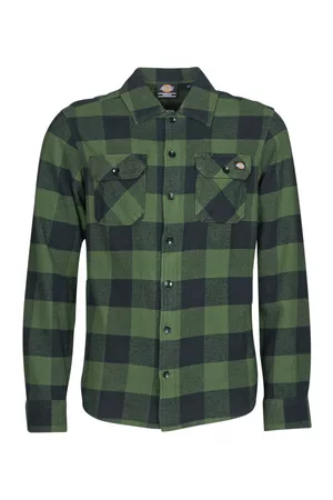 Dickies Pitkähihainen paitapusero NEW SACRAMENTO SHIRT PINE GREEN EU XS