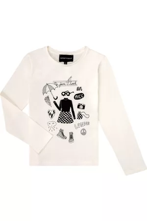 Emporio Armani T-paidat pitkillä hihoilla 6H3T01-3J2IZ-0101 6 vuotta