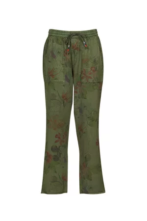 Desigual 5-taskuiset housut PANT_MICKEY CAMO FLOWERS EU S