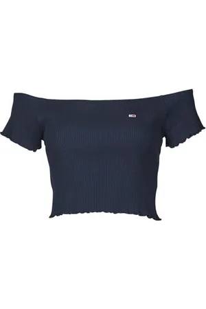 Tommy Hilfiger Paita TJW CROP RIB OFF SHOULDER TOP EU XL