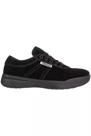 Kawasaki Tennarit Leap Suede Shoe K204414 1001S Black Solid 36