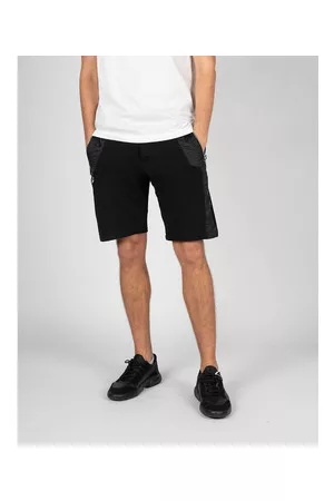 Les Hommes Shortsit & Bermuda-shortsit LKJ501 756A | Short Sweatpants in Mercerized Cotton EU S