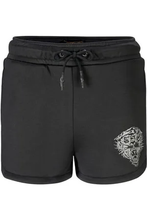 ED HARDY Shortsit & Bermuda-shortsit Tiger glow runner short black EU S