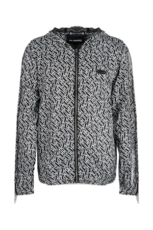 Les Hommes Pusakka LKO312 280P | Light Weight Nylon Windbreaker with Multiple Zip FR 54