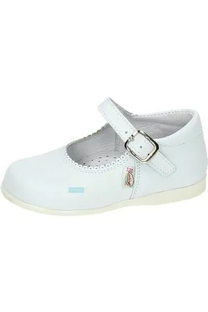 Bambineli Balleriinat Bambinelli 457 Merceditas piel con hebilla Blanco 18