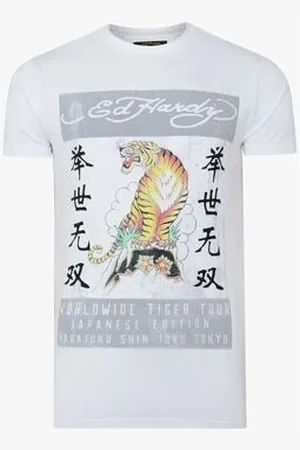 ED HARDY Lyhythihainen t-paita Mt-tiger t-shirt EU M