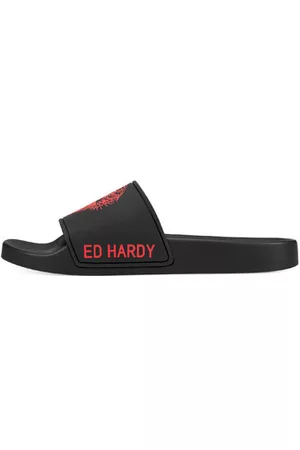 ED HARDY Rantasandaalit Sexy beast sliders black-red 40
