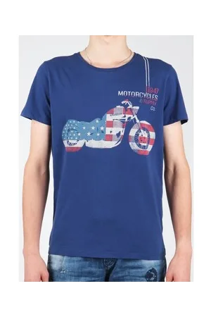 Wrangler T-paidat & Poolot S/S Biker Flag Tee W7A53FK 1F EU L