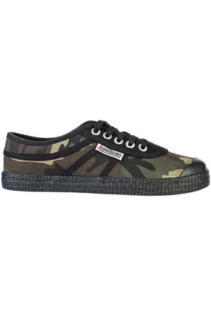 Kawasaki Tennarit Camo Canvas Shoe K202417 3038 Olive Night 36