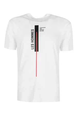 Les Hommes Lyhythihainen t-paita LJT201 700P | Vertical Line EU XL