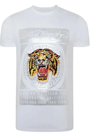 ED HARDY Lyhythihainen t-paita Tile-roar t-shirt EU M