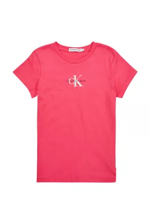 Calvin Klein Lyhythihainen t-paita MICRO MONOGRAM TOP 8 vuotta