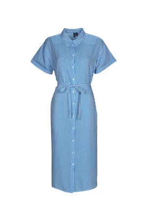 VERO MODA Pitkä mekko VMBUMPY SS CALF SHIRT DRESS NOOS EU S