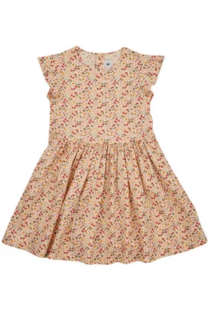 Petit Bateau Lyhyt mekko FLEURS 10 vuotta