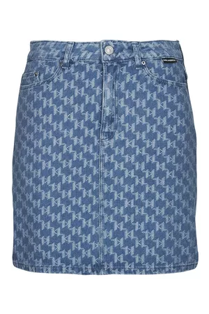 Karl Lagerfeld Lyhyt hame MONOGRAM JCQ DENIM SKIRT EU M