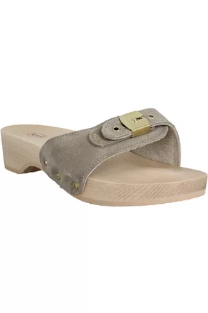 Scholl Sandaalit Pescura Heel Suede Femme Beige 36
