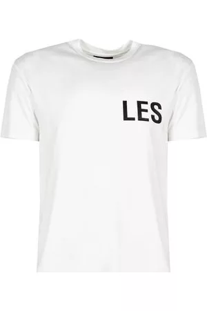 Les Hommes Lyhythihainen t-paita LF224300-0700-1009 | Grafic Print EU M