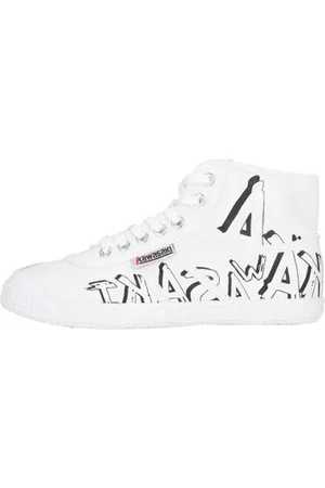 Kawasaki Tennarit Graffiti Canvas Boot K202415-ES 1002 White 36