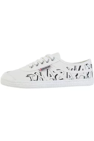 Kawasaki Tennarit Graffiti Canvas Shoe 1002 White 45