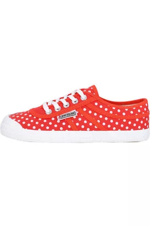 Kawasaki Tennarit Polka Canvas Shoe 5030 Cherry Tomato 36