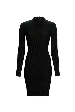 Michael Kors Lyhyt mekko MOCK NK RIBBED MINI DRS EU S
