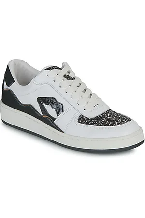 Bons Baisers De Paname Kengät LOULOU BLANC NOIR GLITTER 38