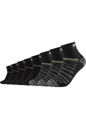 Skechers Urheilusukat 3PPK Unisex Mesh Ventilation Quarter Socks 35 / 38