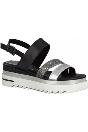 Marco Tozzi Sandaalit COLETTE 096 BLACK ANT.COMB 28727 38