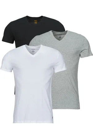 Ralph Lauren Lyhythihainen t-paita S / S V-NECK-3 PACK-V-NECK UNDERSHIRT EU XXL