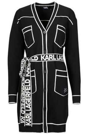 Karl Lagerfeld Neuleet / Villatakit BRANDED BELTED CARDIGAN EU S