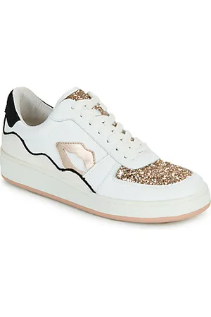 Bons Baisers De Paname Kengät LOULOU BLANC ROSE GOLD GLITTER 37