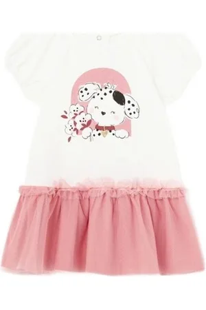 Mayoral Mekot 1925 Vestido combinado tul Rosa Palo 6 kuukautta