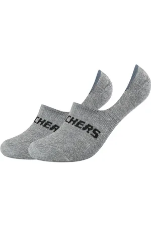 Skechers Varrettomat sukat 2PPK Mesh Ventilation Footies Socks 43 / 46