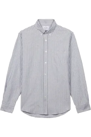 Portuguese Flannel Pitkähihainen paitapusero Belavista Stripe Shirt - Black EU M