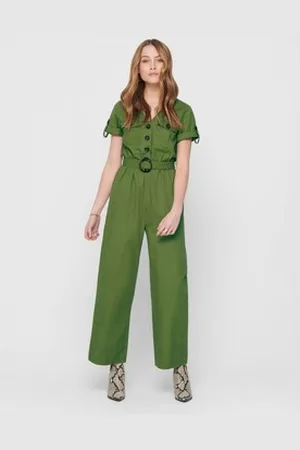 ONLY Jumpsuits Helen Ancle Jumpsuit - Martini Olive FR 34