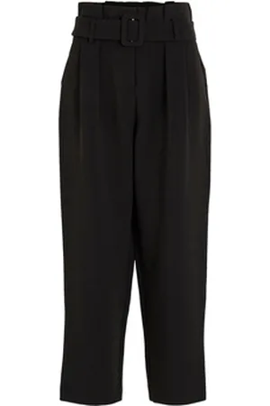 VILA Housut Trousers Sabitha - Black FR 34