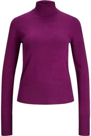 JJXX Neulepusero Noos Ava L/S Roll Neck - Dark Purple EU M
