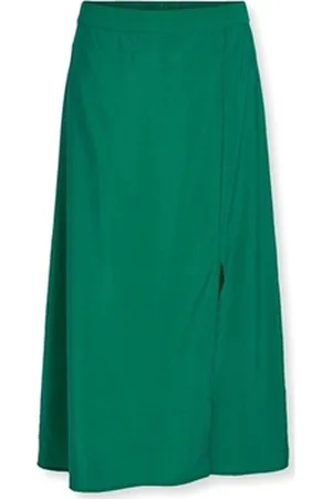 VILA Lyhyt hame Milla Midi Skirt - Ultramarine Green FR 38