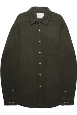 Portuguese Flannel Pitkähihainen paitapusero Teca Shirt - Green EU S