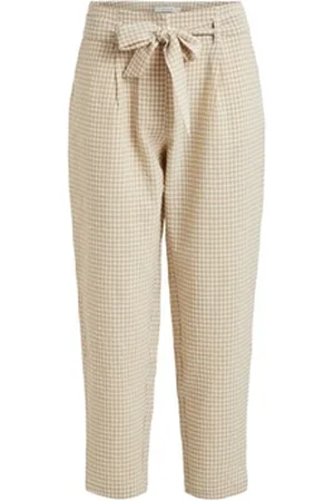 VILA Housut Pants Laidas 7/8 - Cement FR 34