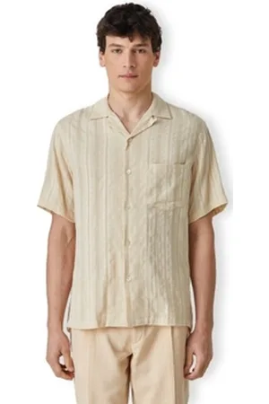 Portuguese Flannel Pitkähihainen paitapusero Almada Shirt - Ecru EU M