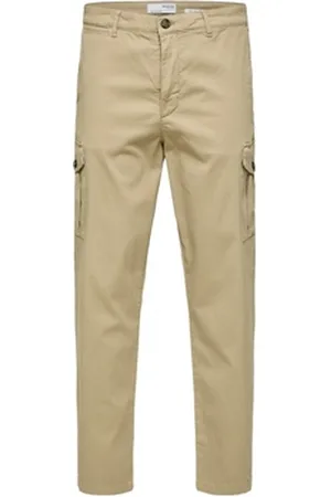 SELECTED Housut Slim Tapered Wick 172 Cargo Pants - Chinchilla US 33 / 32