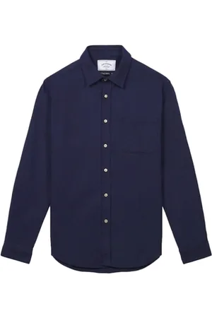 Portuguese Flannel Pitkähihainen paitapusero Teca Shirt - Navy EU L