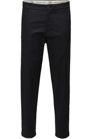 SELECTED Housut Slim Tape Repton 172 Flex Pants - Black US 30 / 32