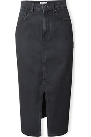 ONLY Lyhyt hame Noos Bianca Midi Skirt - Washed Black EU S