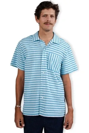 Brava Fabrics Pitkähihainen paitapusero Stripes Shirt - Blue EU S