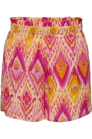 ONLY Shortsit & Bermuda-shortsit Shorts Alma Life Poly - Raspberry Rose EU S